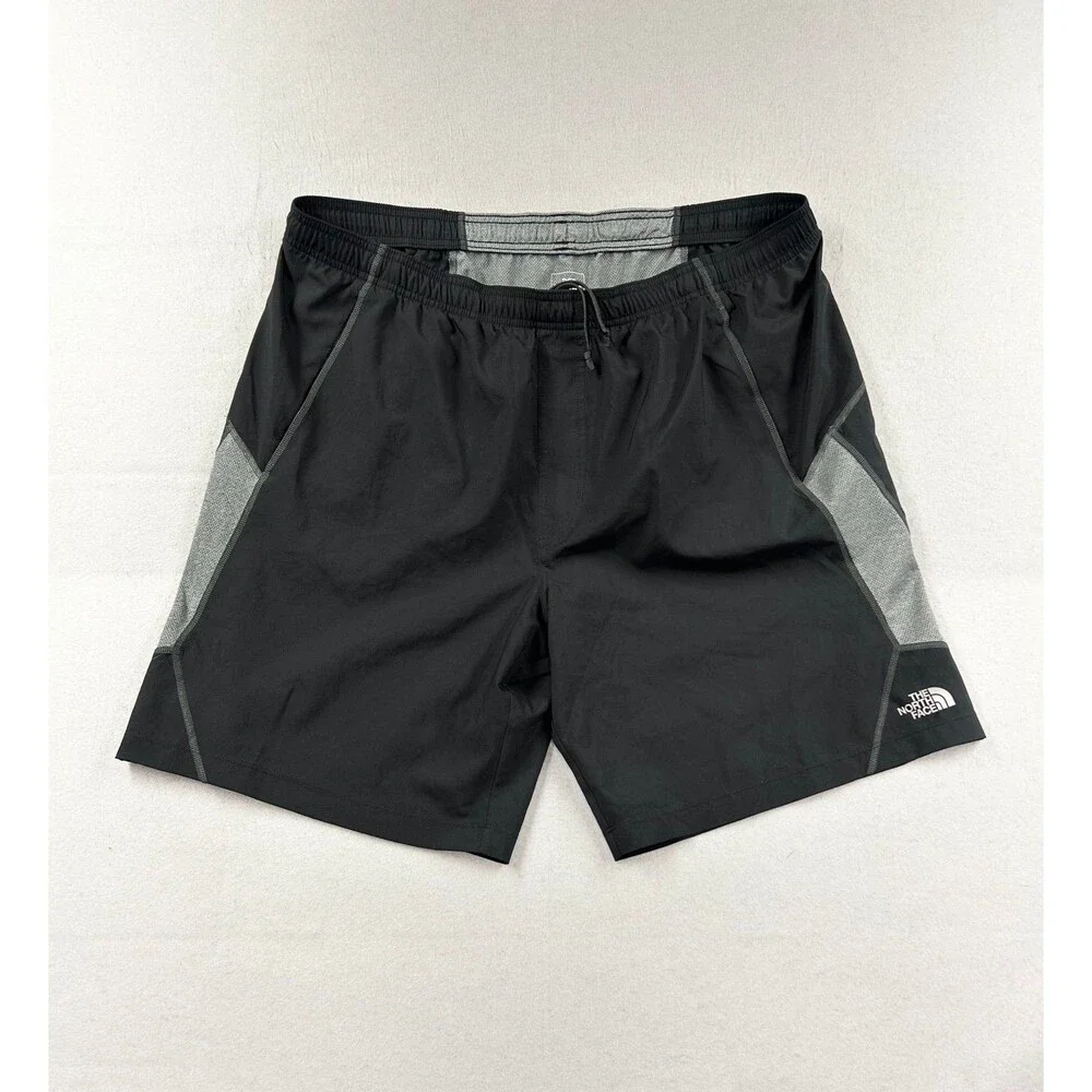 The North Face Flash Dry Mens XL Outdoor Running Shorts Black